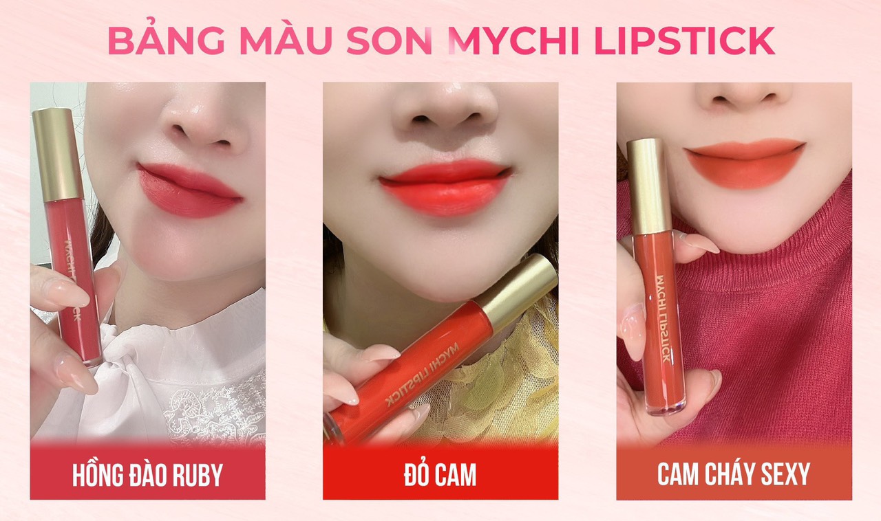 Son Mychi Lip Stick - son kem lỳ Mychi chính hãng giá sỉ