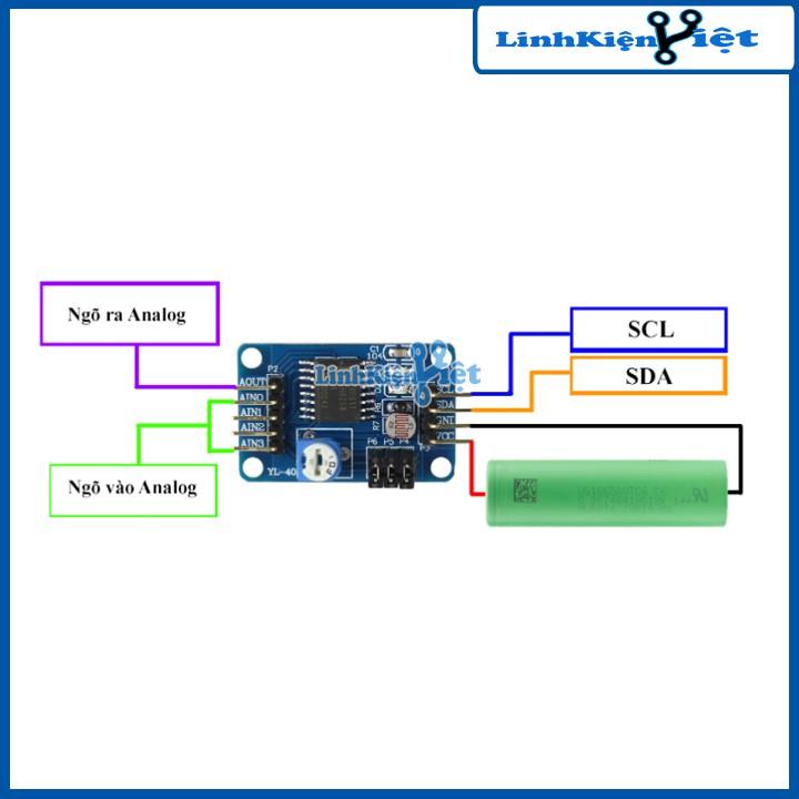 Module Chuyển Đổi AD/DA PCF8591