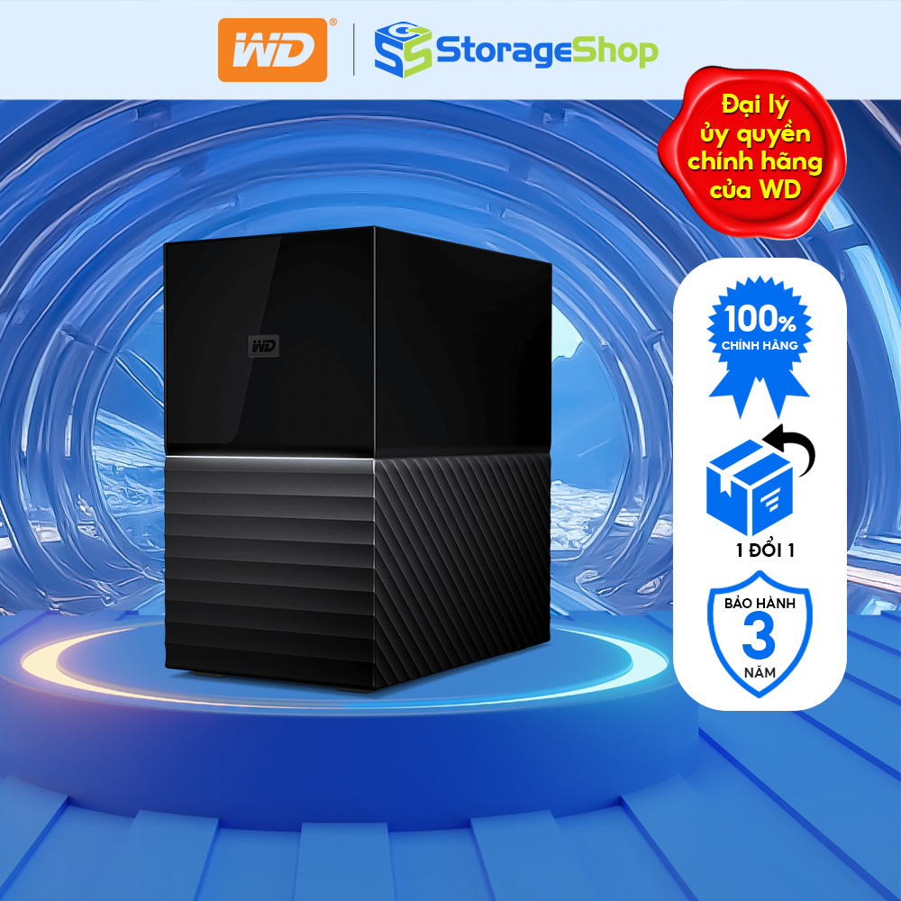 Ổ cứng di động Western Digital My Book Duo 3.5 16TB/20TB/24TB/28TB USB 3.2 Gen 1 hàng chính hãng