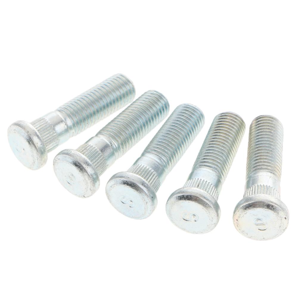 5 Pieces M10*1.5 Serrated Wheel Stud for Honda Accord Acura Isuzu