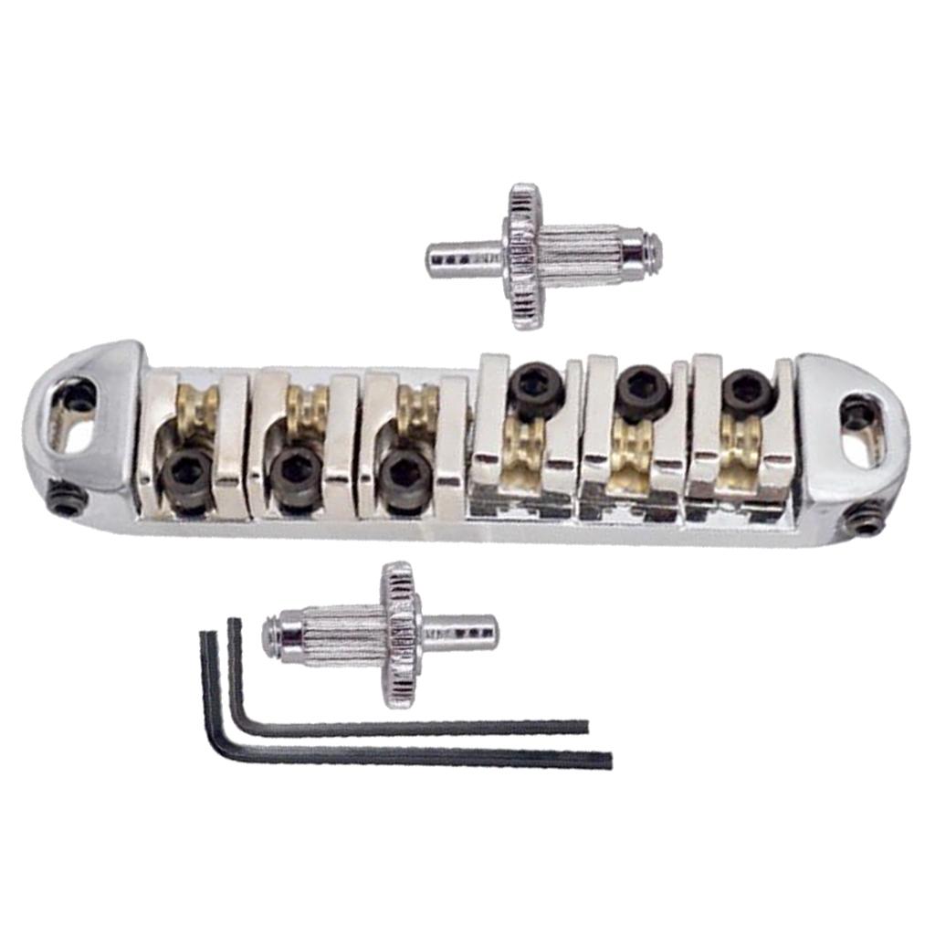 Guitar Bridge with Roller Wrench for Bass LP   Guitar Accs