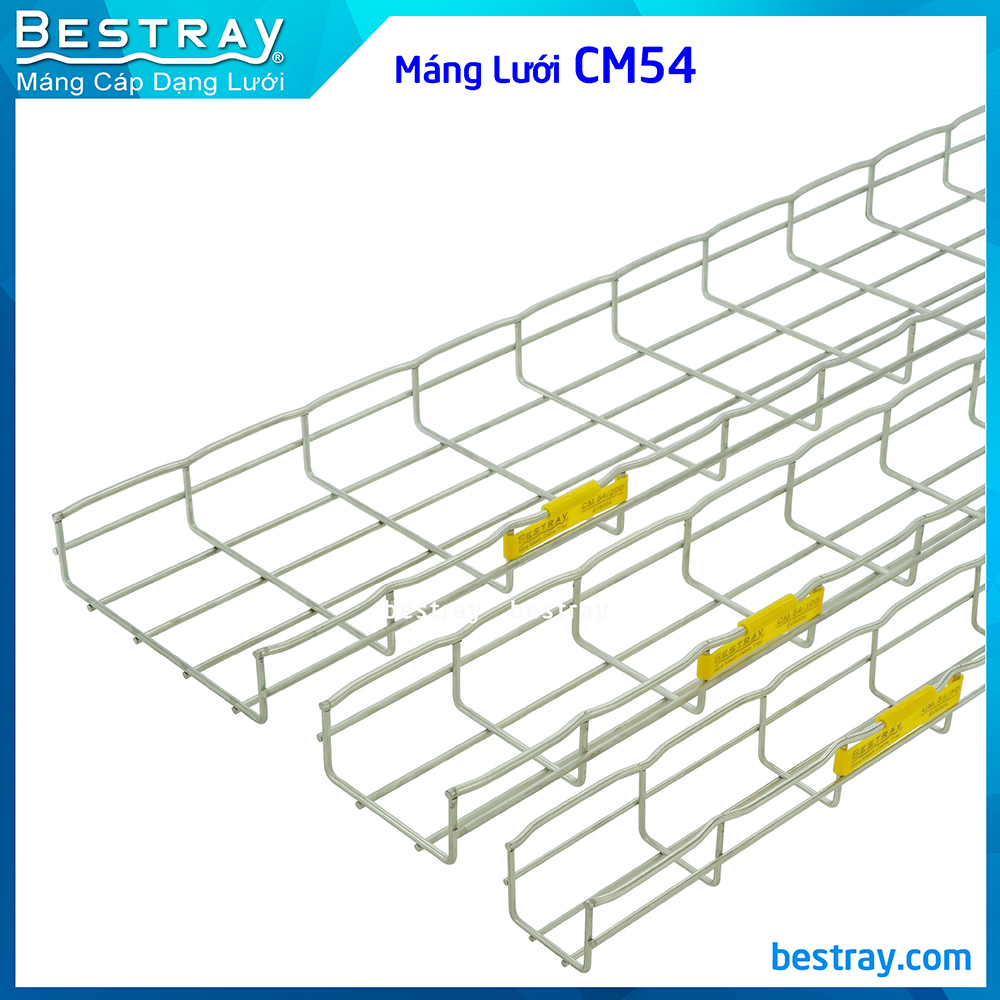 Máng Cáp Dạng Lưới Inox 304 - Thép | Các Loại Máng Lưới Bestray| Mã SP CM54