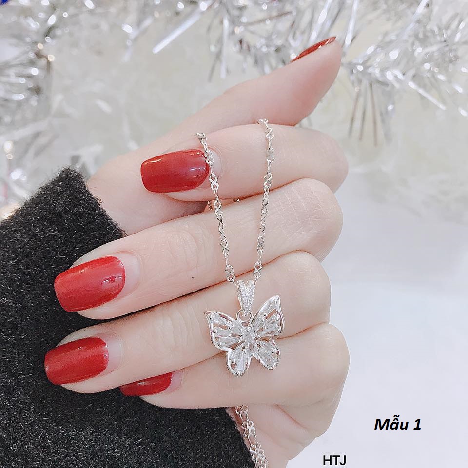 Dây chuyền nữ thời trang chất liệu bạc Ý MS125b
