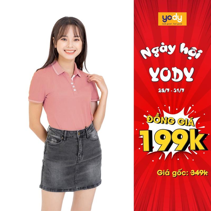 Áo Thun Polo Nữ YODY Chất Liệu Coolmax Lacoste Mền Mịn Và Thấm Hút Tốt - APN3516