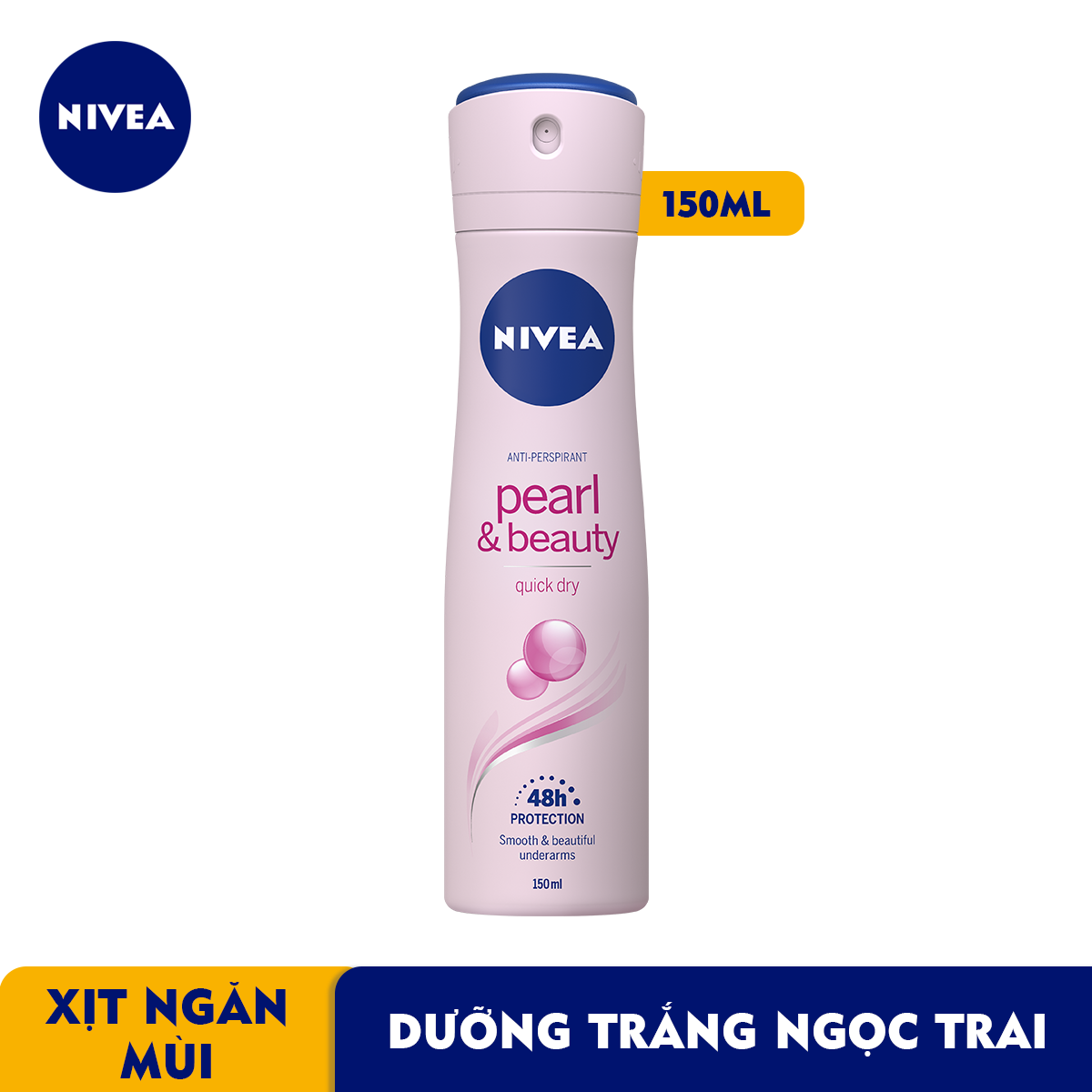 Xịt Ngăn Mùi Nữ Ngọc Trai NIVEA 83731 (150ml)