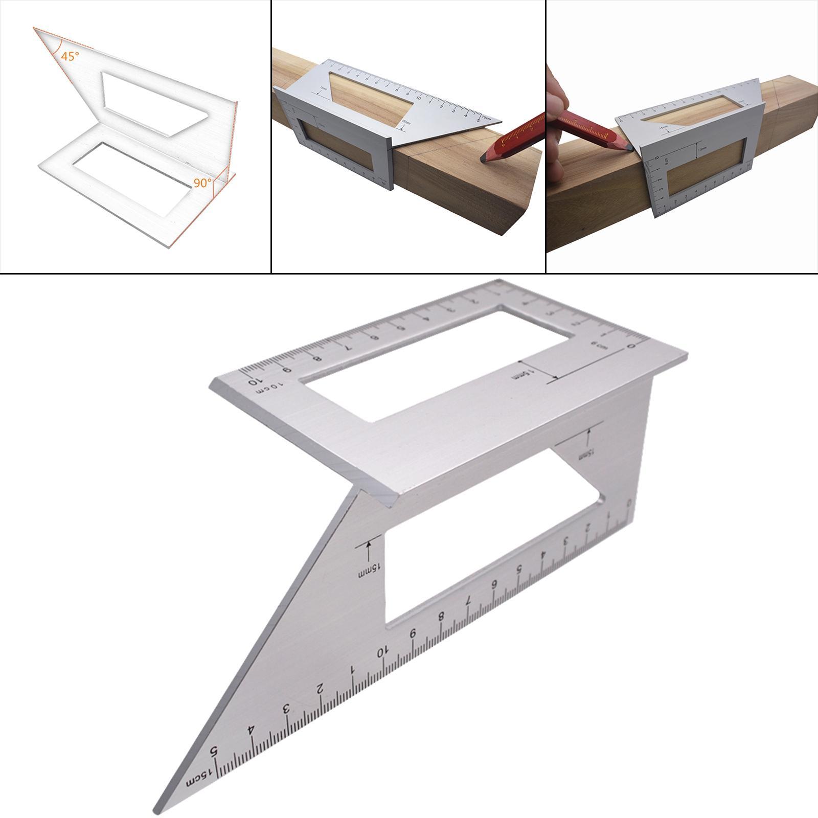 Multifunctional Angle Ruler Woodworking Scriber for Construction Woodworking Carpenter