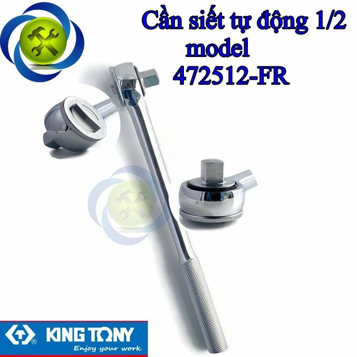 Cần siết tự động 12 Kingtony 4725-12FR cán trắng đầu tròn