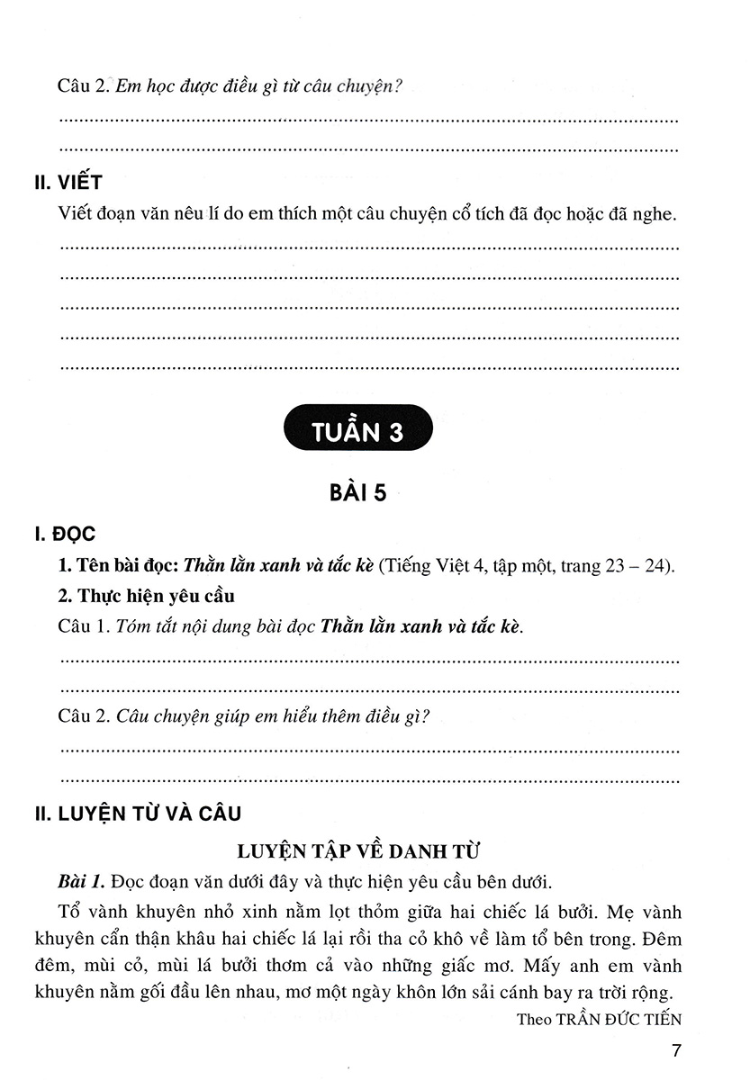 Vở Ôn Tập Cuối Tuần Tiếng Việt 4 _HA