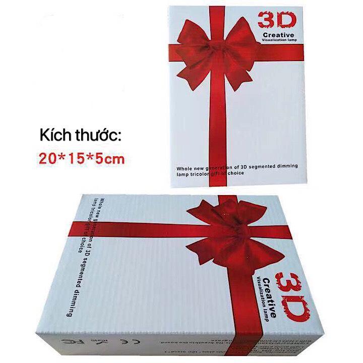 Đèn ngủ 3D hình Hoa Hồng