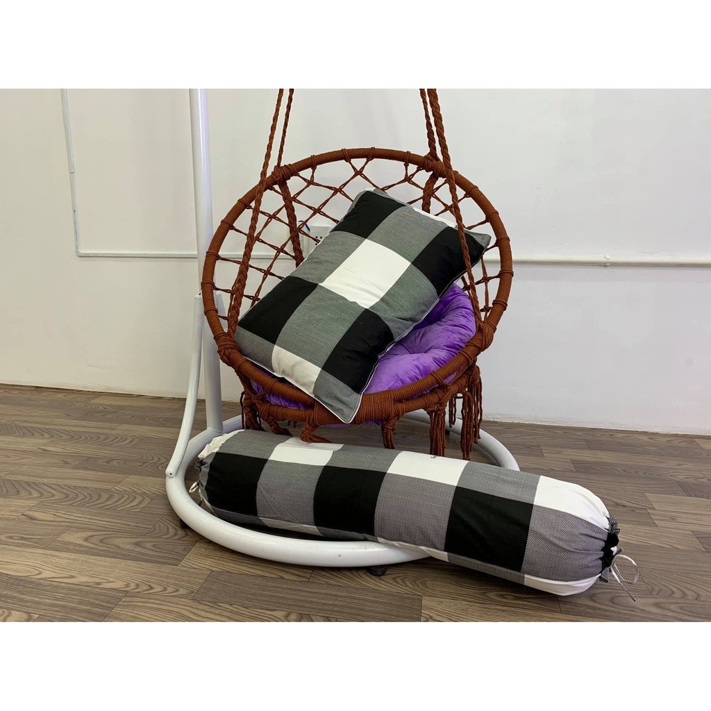 Drap Giường Ga Giường May Từ Vải Cotton Thắng Lợi Mẫu Mới Mát Mềm Mịn Đẹp Vượt Thời Gian - Mẫu Caro Đen Trắng