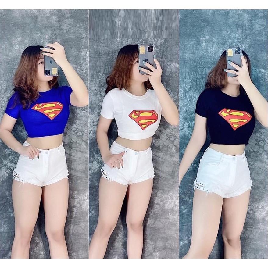 ÁO THUN CROPTOP ÔM BODY NGẮN CO GIÃN - ÁO KIỂU CRT NGẮN TAY CỔ TRÒN THỂ THAO KIM CƯƠNG GYM DIAMOND 71