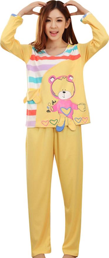 Bộ Đồ Ngủ Hoạt Hình Family Shop DND02 - Vàng (Freesize)