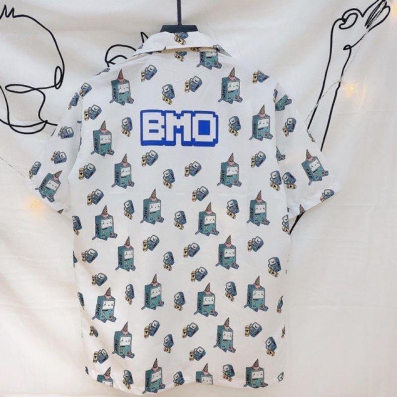 Áo sơ mi vải lụa không nhăn họa tiết cho nam nữ cực hot năm 2021 || Hany shop
