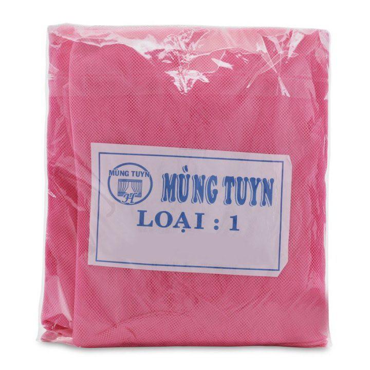 Mùng / Màn Tuyn Loại 1 Giăng Dây Treo 4 Góc : Đủ Kích Thước , Có 2 Màu - Giao Ngẫu Nhiên