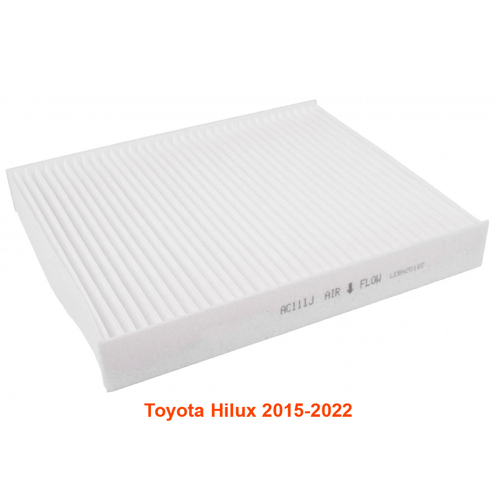 Lọc gió điều hòa cho xe Toyota Hilux 2015, 2016, 2017, 2018, 2019, 2020, 2021, 2022 87139-0K070 mã AC111J-10