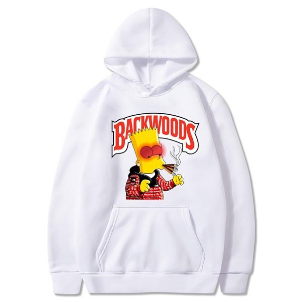 Áo Hoodie Đen Trắng Nam Nữ Backwood cool , Vải Nỉ Ngoại Dầy Dặn