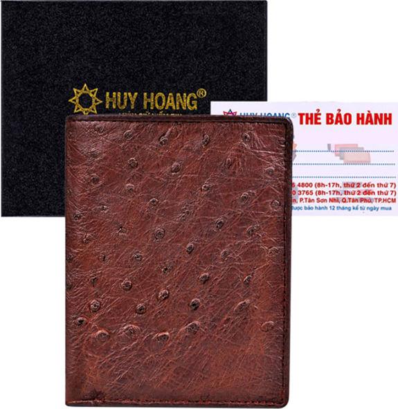 Ví Nam Huy Hoàng HT2408 (10 x 12.5 cm) - Nâu Đất