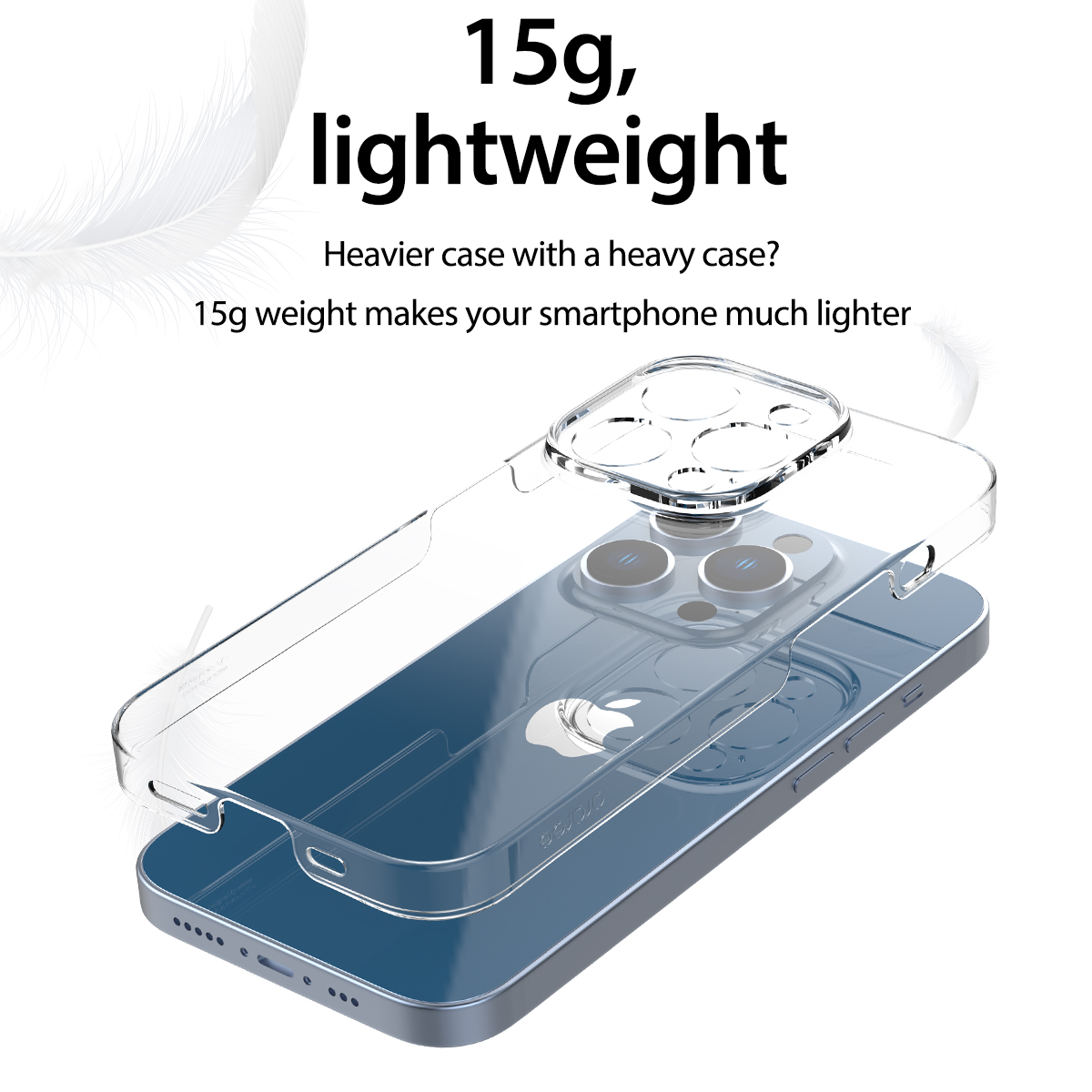 Ốp Lưng Chống Sốc ARAREE Nukin 085 Clear Dành Cho iPhone 14 / 14 Plus / 14 Pro / 14 Pro Max - Hàng Chính Hãng