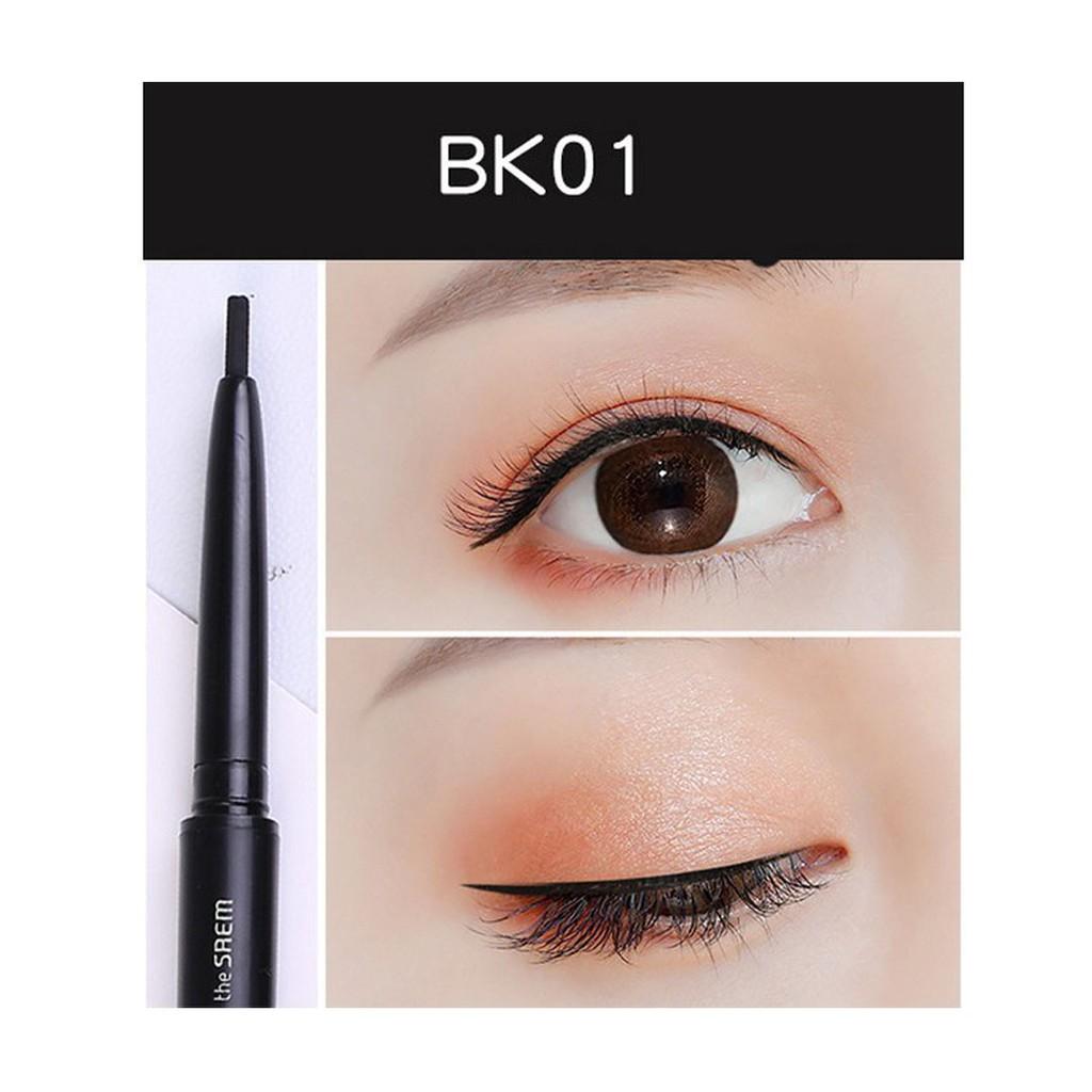 Bút Kẻ Mắt Chống Nước The Saem Eco Soul Powerproof Super Slim Eyeliner (0.1g)