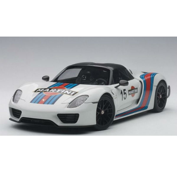 Xe Mô Hình Porsche 918 Spyder Weissach Package 1:18 Autoart - 77927 (Trắng)