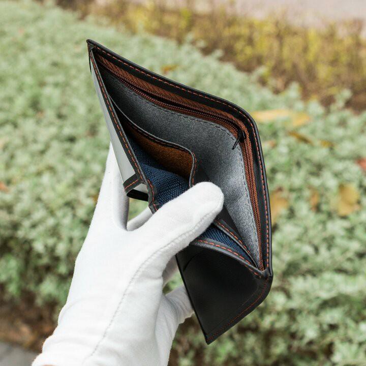 Ví nam da chất đẹp thời trang cao cấp Bóp da PU nhiều ngăn phong cách trẻ sành điệu gu nam tính nhập khẩu