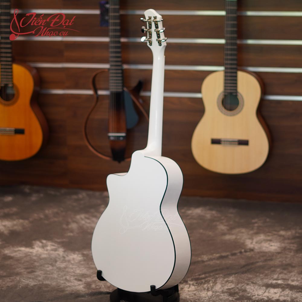 Đàn Guitar Acoustic Việt Nam GA-12EL Mặt Gỗ Thông Nguyên Tấm Cao Cấp