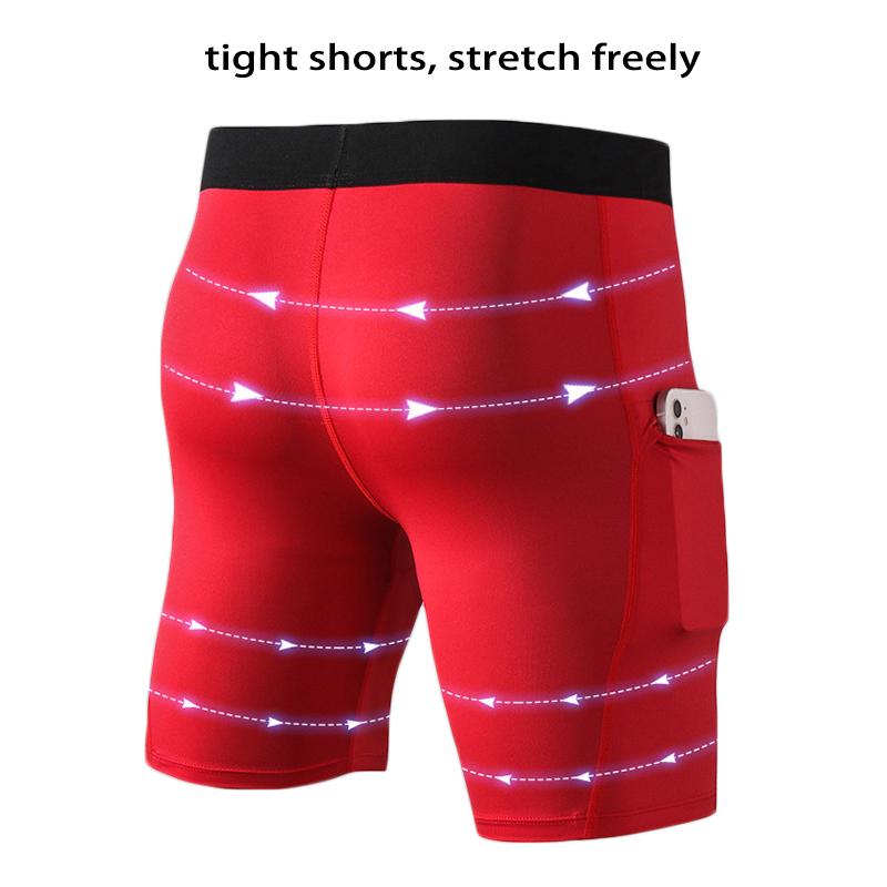 Với Túi Nam Thoáng Ngắn Chạy Thun Nam Nén Chạy Quần Short Tập Gym Tập Thể Dục Thể Thao Quần Legging Nam Quần Short