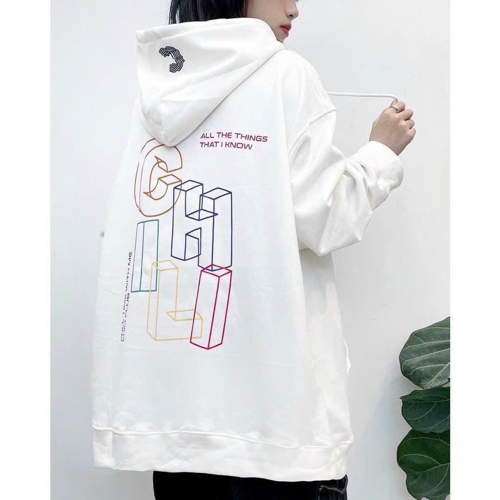 Áo Hoodie ENTIRE CHILICLUB in nổi nón rộng 2 lớp vải chính from rộng vải dày mịn chống nắng tốt, áo khoác hoodie cặp đôi