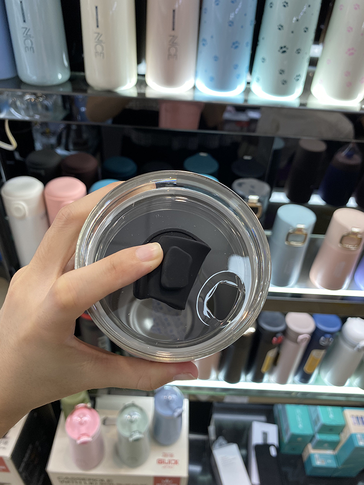 Ly giữ nhiệt inox 304 dung tích 890ML kèm ống hút - Màu hồng