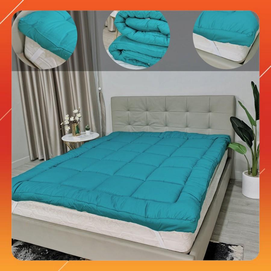 Topper Lông Vũ Microfiber Cao Cấp Mềm Mịn Mát Nệm Trải Sàn, Topper Nệm Đa Năng Chuẩn Khách Sạn