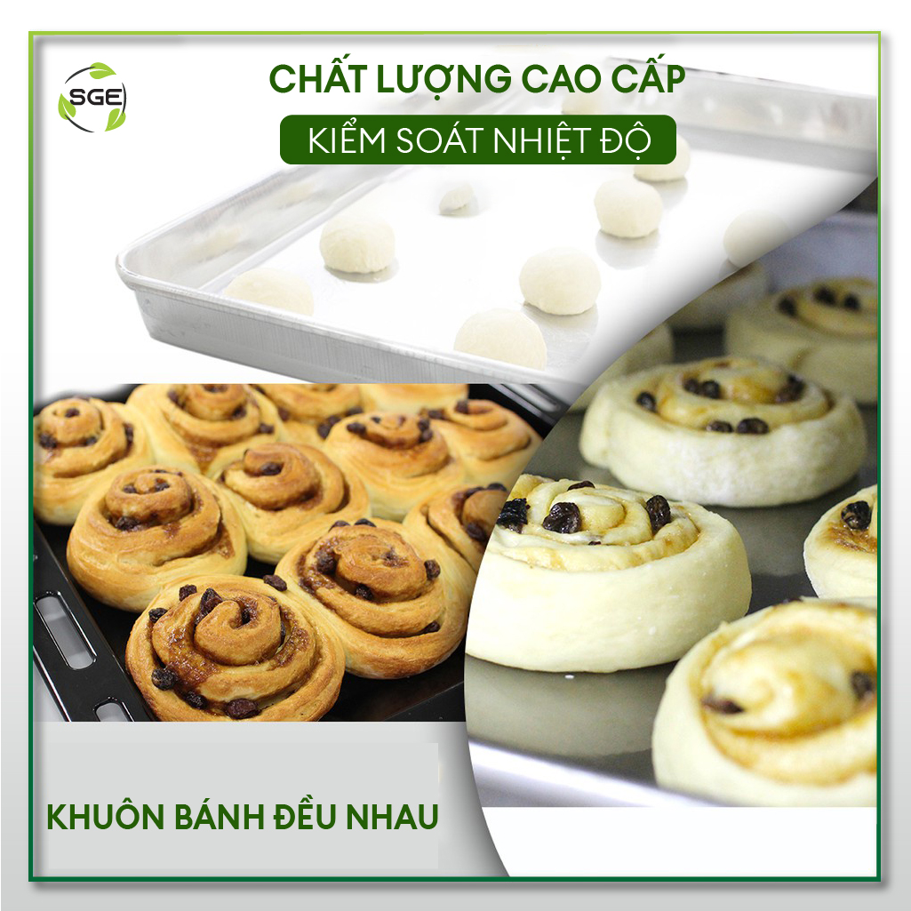 Tủ ủ bột, máy lên men thực phẩm loại 16 khay PF16. Máy dùng cho gia đình, hộ kinh doanh, nhà hàng, sản xuất công nghiệp số lượng lớn. Hàng chính hãng SGE Thailand.