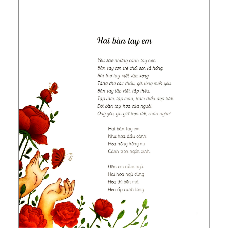 Sách Thơ Hay Viết Cho Thiếu Nhi: Hai Bàn Tay Em
