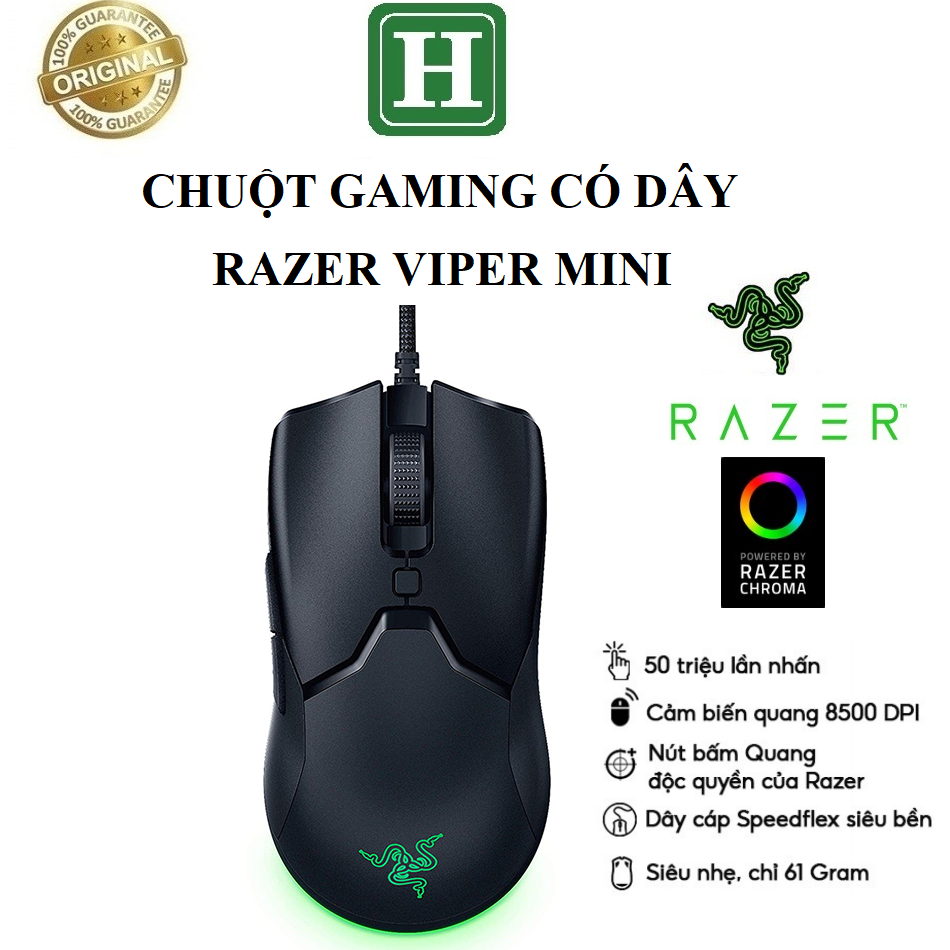 Chuột Gaming có dây Razer Vipper Mini Like new