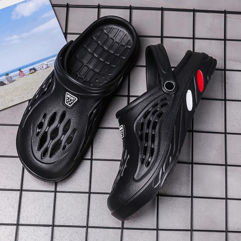 Mùa hè unisex guốc dép giày giày nam Color: black Shoe Size: 36