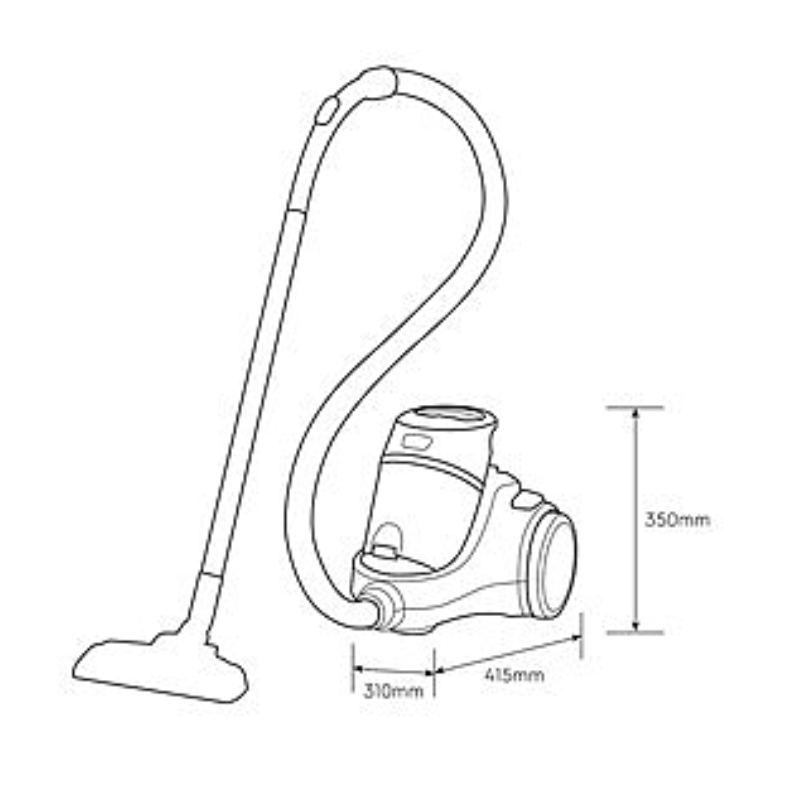 Máy Hút Bụi Electrolux EC41-6CR - Hàng Chính Hãng