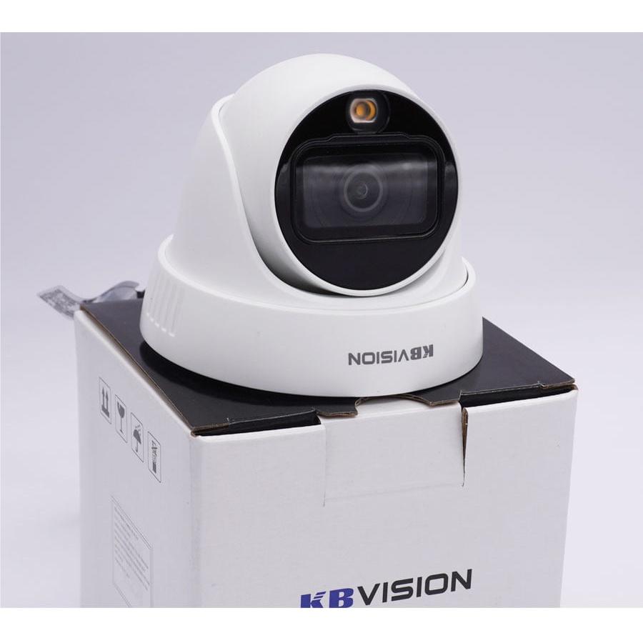 Camera Full Color 4 in 1 2.0MP KBVISION KX-CF2102L, Truyền tín hiệu, hình ảnh rõ nét với khoảng cách xa đến 500 - 700m (Hàng chính hãng)