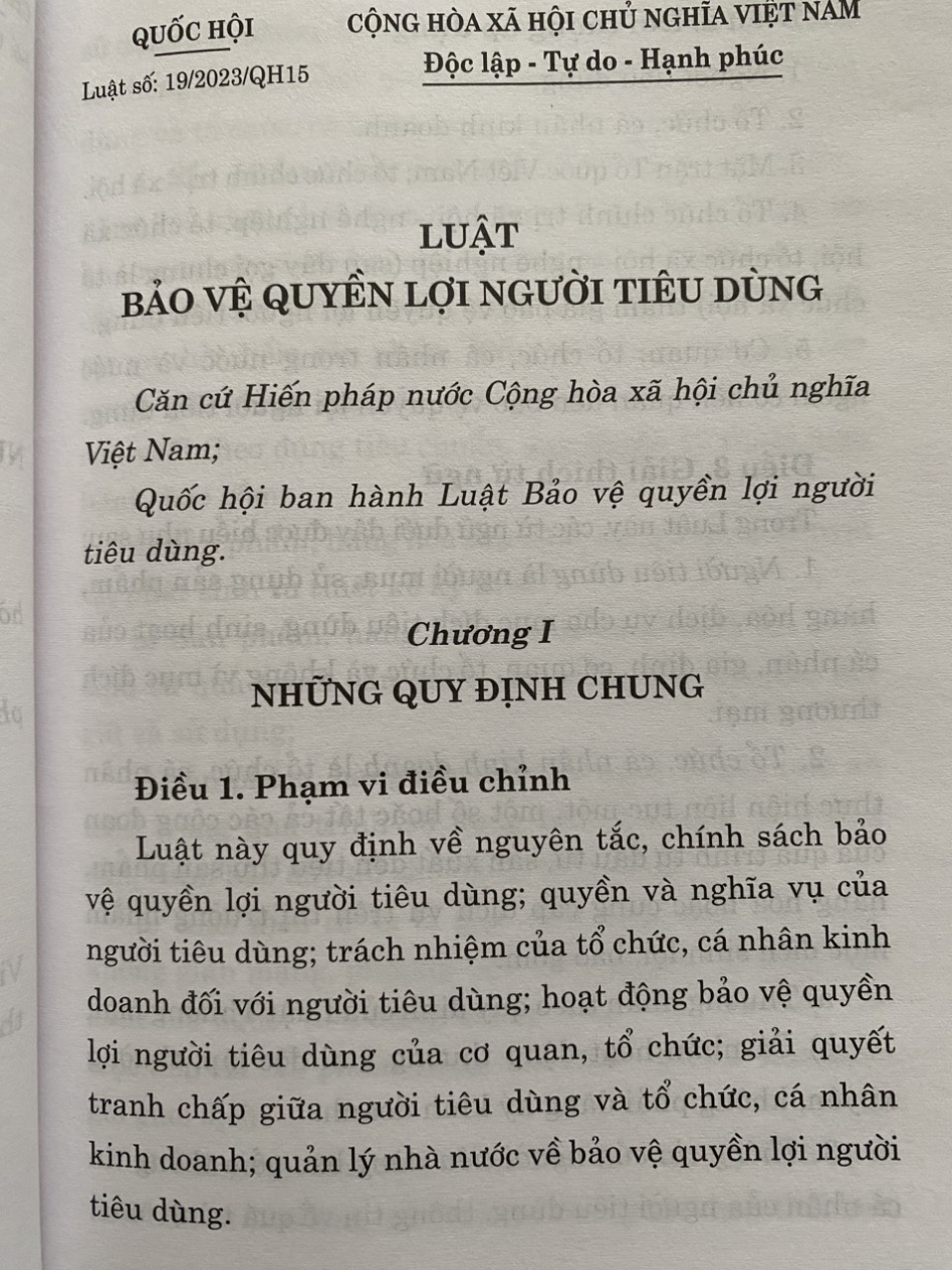 Luật Bảo Vệ Quyền Lợi Người Tiêu Dùng