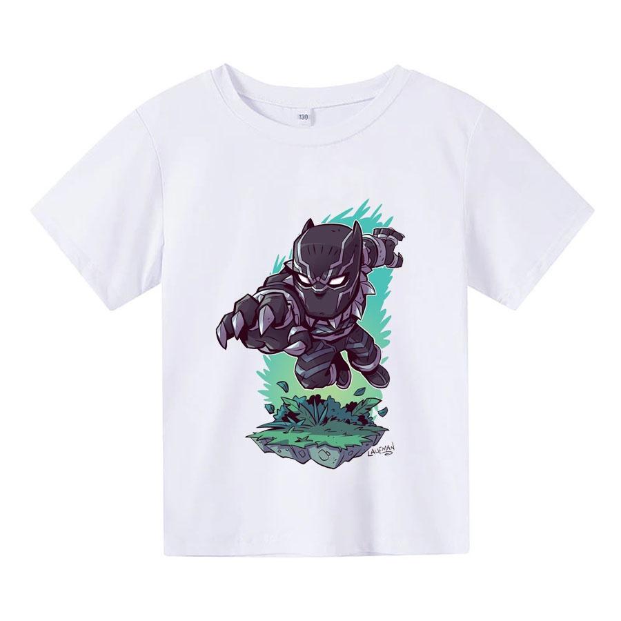 Áo thun trẻ em BLACK PANTHER CHIBI, 4 màu, có size người lớn, Anam Store