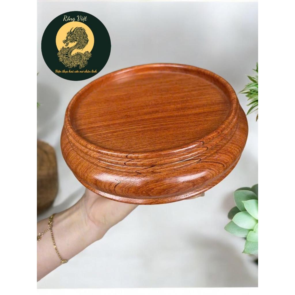Đế kê bát hương, Đôn tròn gỗ hương liền khối RỒNG VIỆT, Chân đế gỗ hương liền khối đủ kích thước