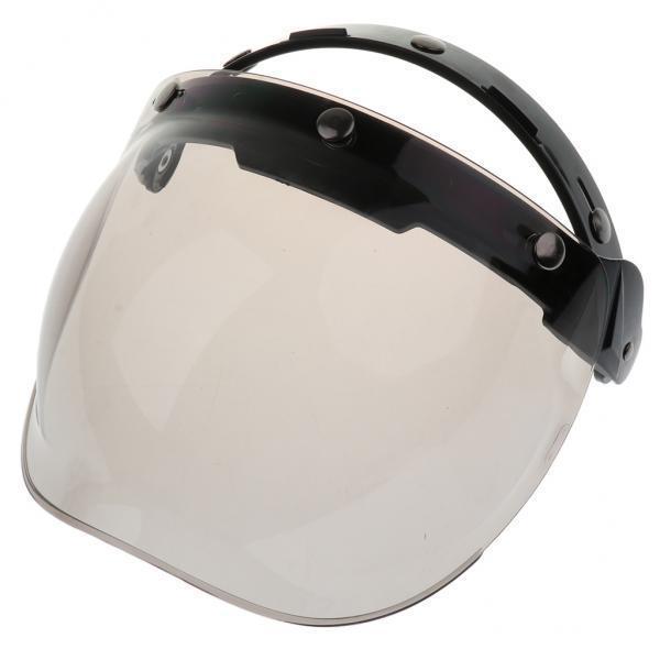 2x3-Snap Bubble Wind Shield Visor for Bonanza Motorcycle Helmets 4
