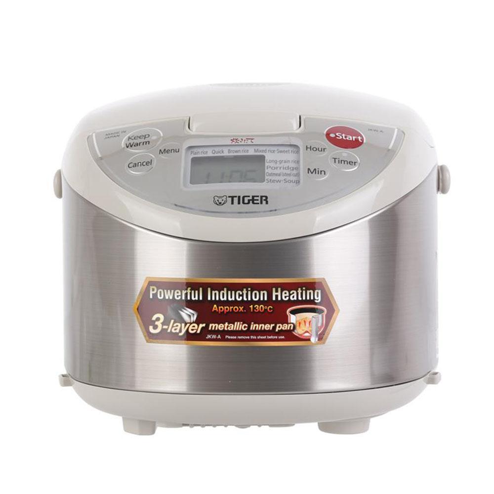 Nồi cơm điện Tiger JKW-A18W Tặng Nồi PN LCPT-24C + Chảo PN SERWP-28B + Bàn nướng Tiger Queen SQ-G600A - Hàng Chính Hãng