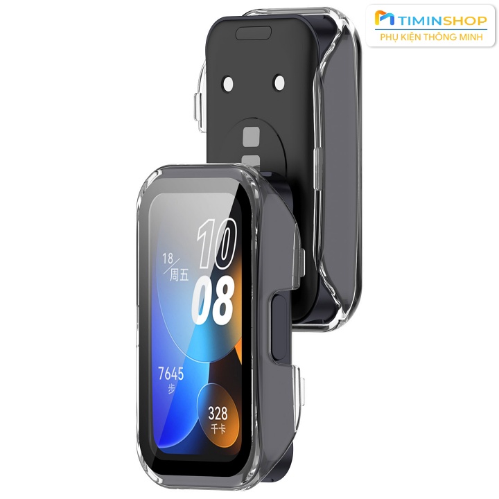 Ốp bảo vệ cho Huawei Band 10/ 9/ Huawei Band 8 - Chất PC + Kính cường lực (OCLB8)