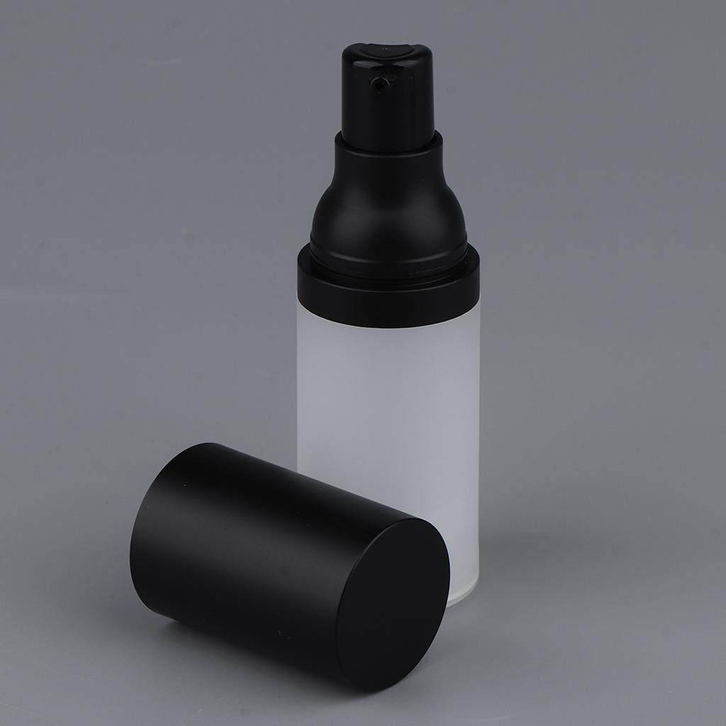 20ML 30ML 50ML Plastic Travel Empty Airless Pump Bottle Lotion Cosmetic Container for Bathroom Travel Hotel