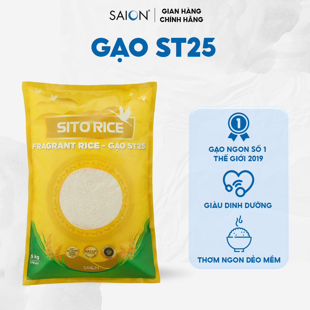 Gạo ST25 Sito Rice 5kg