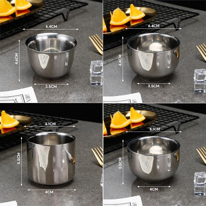 Ly Inox Uống Soju Thức Uống Có Cồn Nhìu Size Và Kích Cỡ Từ 75ml Đến 160ml BXG-112 BXG-112