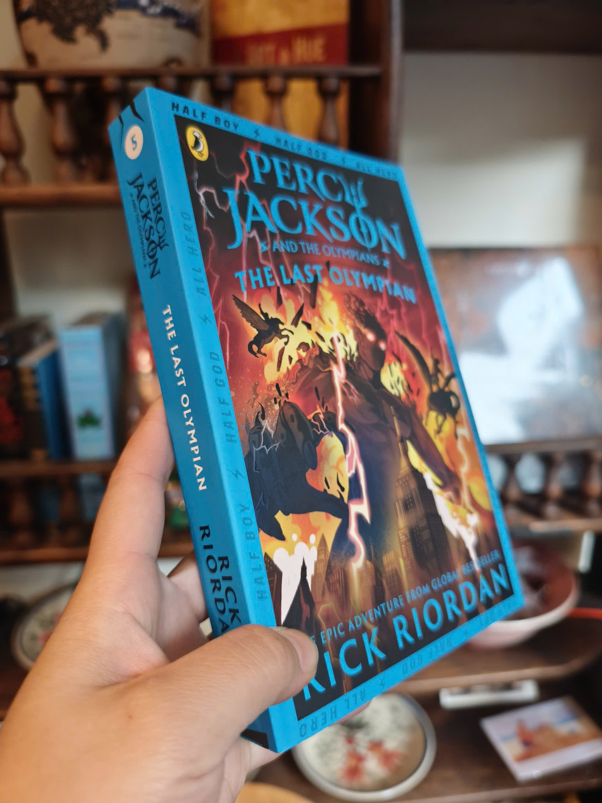 Sách - Percy Jackson and The Olympians : The Last Olympian by Rick Riordan|Sách tiếng anh| Thiếu nhi