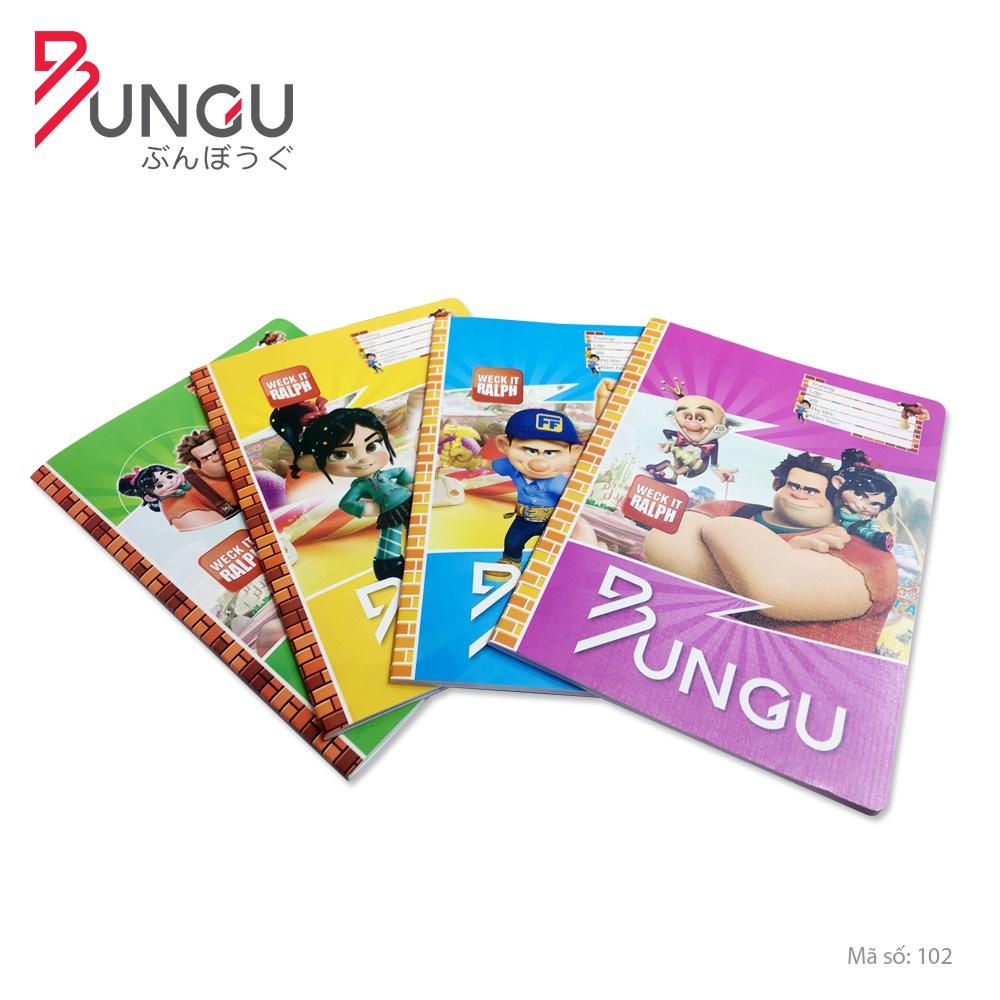 Vở ô ly FUNNY Mc.ple - Bungu 48 trang định lượng: 100 g/m2, Vở học sinh, Vở học sinh giá rẻ