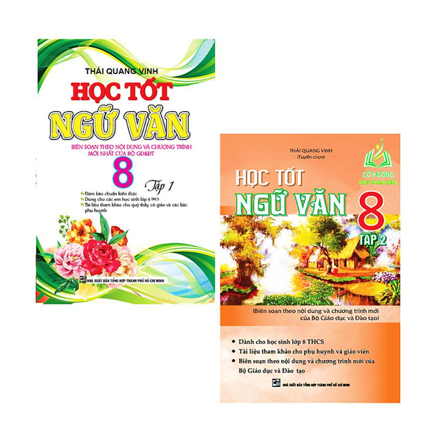 Sách - Combo Học Tốt Ngữ Văn 8 Tập 1 + Tập 2 (KV)