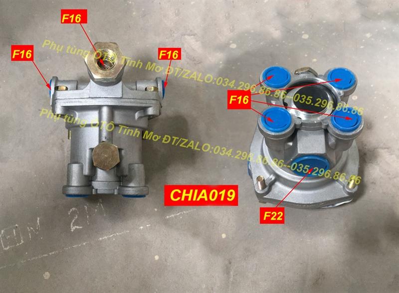 Chia hơi qua trước đầu kéo 8 lỗ