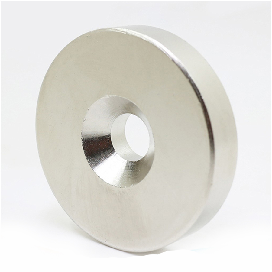 Bộ 5 Viên Nam Châm Đất Hiếm Tròn 20x3mm Có Lỗ 6mm Siêu Từ Tính